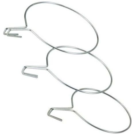 Blumenkastenhalter aus verzinktem Stahl für Balkon, Weiß, Breite 16 cm, Sv03105 Sauvic - Sauvic