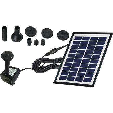 Fontaine Solaire Flottante Miniature Pour Bassin Exterieur Jardin Et Etang Poissons Sans Cable