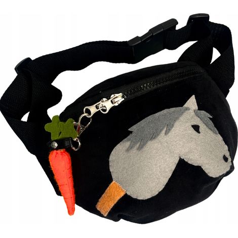 Riñonera con forma de caballo de juguete, bolso de cadera, bolso para caballos (1/5)