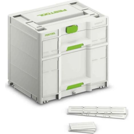 SYSTAINER FESTOOL SYS3 SORT/2 M337 2 CASSETTI (1/4)