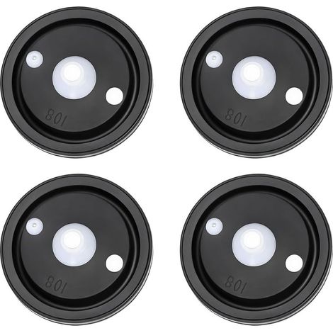 4pcs Guarnizione scarico WC, Riparazione Veloce per Membrana Galleggiante WC Diametro 27 mm, Membrana a filo Laterali per la manutenzione di risciacquo del Wc (1/5)