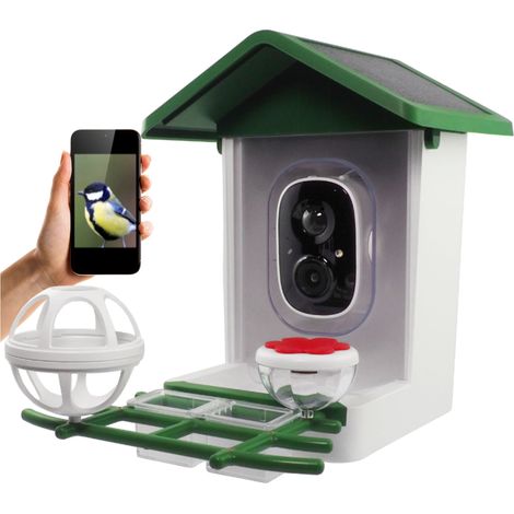 Intelligenter Vogelfutterspender mit 2K-Kamera, WLAN, Solarzellen und App (1/5)