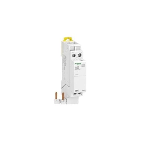 Conector ACTI9 2P 25A AC-1 con tensión de 250V y montaje en carril DIN