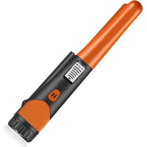 Détecteur de métaux professionnel haute sensibilité, portable, avec écran LCD et fonction lampe torche. (1/5)