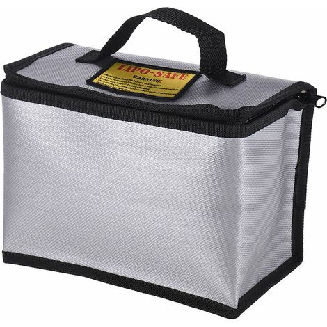 royaluxe - Sac de sécurité pour batterie au lithium ignifuge YND-0872 pour le transport et le stockage de la batterie (1/5)