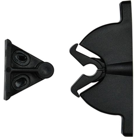 50PZ FERMAPORTA IN PVC A PINZA tipo grande