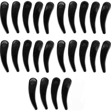 Lot de 24 lames de rechange pour tondeuses Bosch Durablade Art 23-18 LI et Art 26-18 LI, noires, 93 mm (1/5)