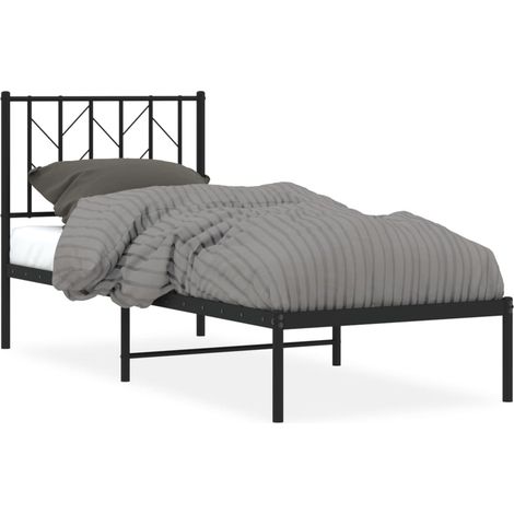 Maison Exclusive - Estructura cama sin colchón con cabecero metal (1/5)