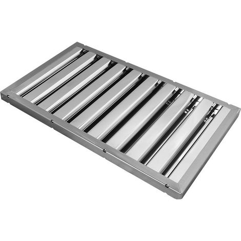 Filtro de láminas 300x500x25mm para campana extractora de hostelería (1/2)
