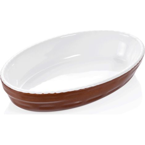 Plat à gratin ovale terracotta 22 x 13,5 cm - Was Germany
