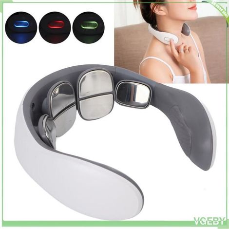 Masseur de cou - FAFeICY - Ergonomique - Compresse chaude 42°C - 6 têtes de massage - 6 modes (1/5)