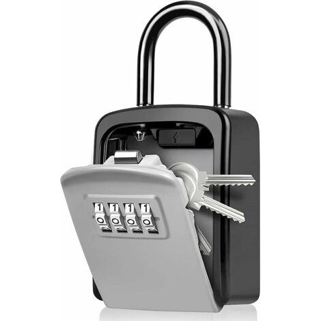 Cassetta di sicurezza per chiavi, cassetta portachiavi a combinazione [resistente alle intemperie] [con anello rimovibile] Mini cassetta di sicurezza per chiavi - AquaForge (1/5)