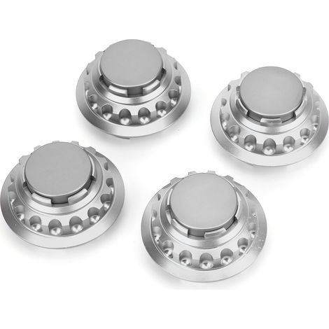 4-teilige 3-Zoll-Aluminiumfelgen, Radkappen 7PP601149A, Titanfarbe, Ersatzteile (1/5)