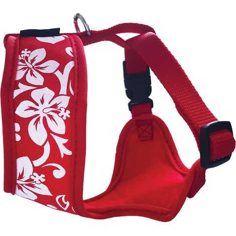 Harnais tee-shirt nylon Doogy Tahiti rouge Taille : S