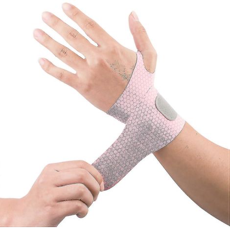 Attelle de poignet ultra-mince, sangles de gym réglables, protections de poignet respirantes, bandes de compression pour l'entraînement (1/4)