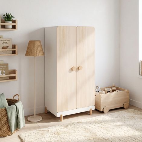 Armadio per Cameretta Vaarentaa a 2 Ante 126x60x41 cm - (1/5)