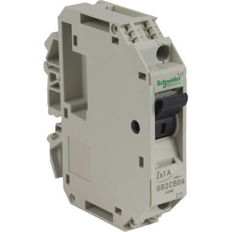TeSys GB2-CB - disjoncteur pour circuit de contrôle - 1A - 1P - 1d - GB2CB06