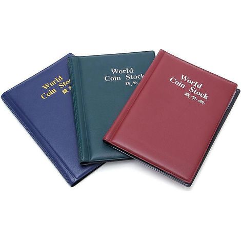 120 Münzsammlungs-Aufbewahrungsbehälter, Geld-Penny-Taschen, Album, Sammelbuch (1/5)