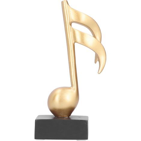 Music Note Decor Stave Musical Symbol Decoration Home Living Room Shop Desktop Resin Craft (1/5)