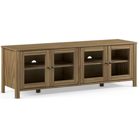 Mueble para televisión 4 puertas mod-Alexis acabado cera, 150cm(ancho) 50cm(alto) 40cm(largo) (1/5)