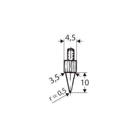 Acciaio Dosaggio Punta, Modello: Sharp 0,5 Millimetri