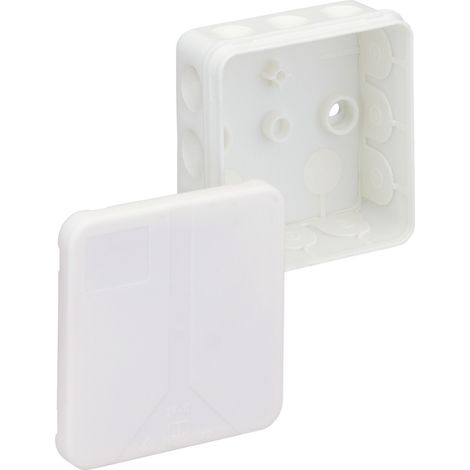 Spelsberg Abzweigdose, weiß, Schutzart IP55, max. Leiterquerschnitt 2,5², Schlagfestigkeit IK07, Schutzklasse II, Ui 400V AC, VDE, halogenfrei, 34461201
