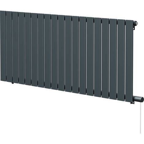 Hudson Anthracite 600mm x 1440mm Horizontal Electric Single Panel Radiator (1/5)