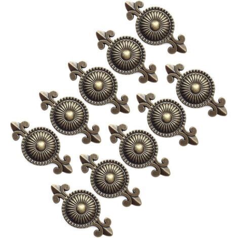 10 pcs (Bronze) Cabinet Handle Cabinet Knobs Furniture Knobs Drawer Knobs Furniture Handles, Knob for Cabinet, Drawer (1/5)
