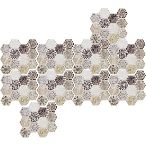 de 10 autocollants muraux en PVC pour carrelage décoration