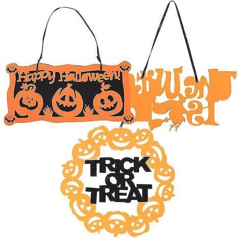 Set mit 3 Halloween-Dekorationen für Halloween (1/3)