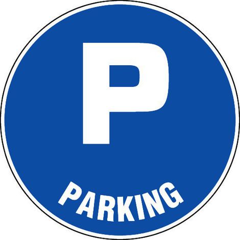 Novap – Panneau de signalisation parking 300mm – Fabriqué en polystyrène choc – Résistant aux chocs – Normes NF ISO 6309, ISO 7010 (1/6)
