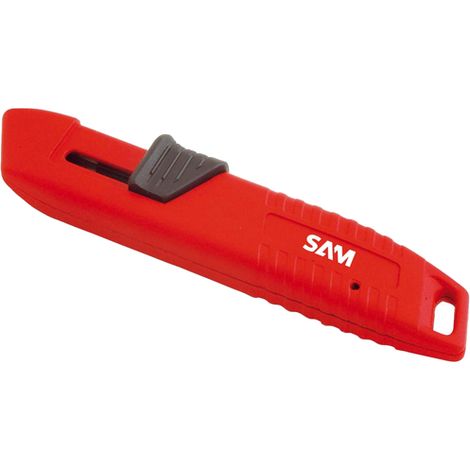 Cutter, Sécurisé Rétractable lame Rétractable, 165mm ( Prix pour 1 ) (1/2)