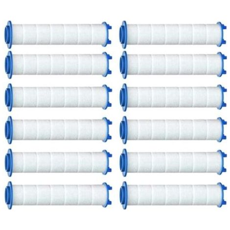BUNTHAUS PA Filtre de Douche Rechange 12PCS pour Eau Dure - à Haut Rendement éLiminer le Chlore et Fluorure Accueil (1/4)