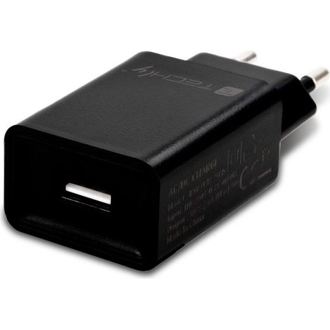 Techly IPW-USB-24BK Ladegerät für Mobilgeräte Universal Schwarz AC Drinnen (1/4)