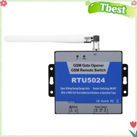 Ouvre-porte GSM RTU5024, contrôleur d'accès GSM pour porte de garage, interrupteur de télécommande pour téléphone portable, (1/4)