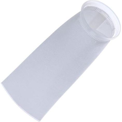 Teichfiltersocken - 1 Mikron - Weiß, hitzegebunden - Für Gartenbrunnen (100 µm) (1/5)