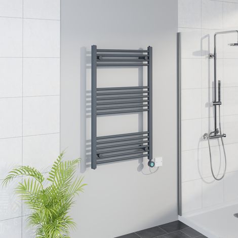 WiFi Thermostatic Straight Towel Rail Timer Sand Grey 1000x600 (1/5)