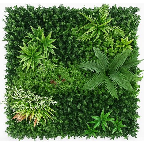Pannello Decorativo Verde Tropicale Muro Parete 100x100 cm per Interni e Esterni (1/5)