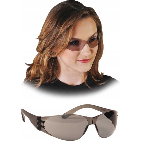 Schutzbrille / Stahlgrau / MCR-CHECKLITE-SS