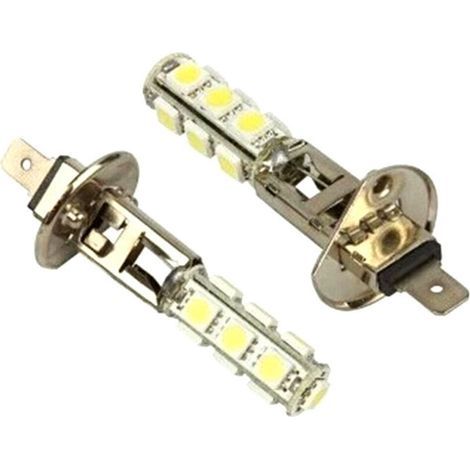 Stück H1 13 SMD 5050 LED-Nebelscheinwerferlampe, weiß, 12 V, Kfz-Scheinwerfer, Blinker, Bremslicht, Rückfahrlicht (weiß) (1/5)