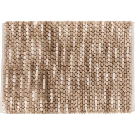 Tapis de Bain en Coton "Dégradé" 50x75cm Beige (1/2)