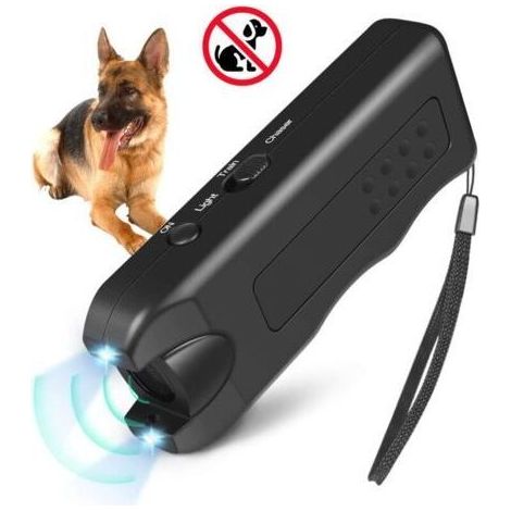 Ultraschall-Hundeabwehrgerät, Haustier-Hundetrainer, LED-Taschenlampe (1/5)