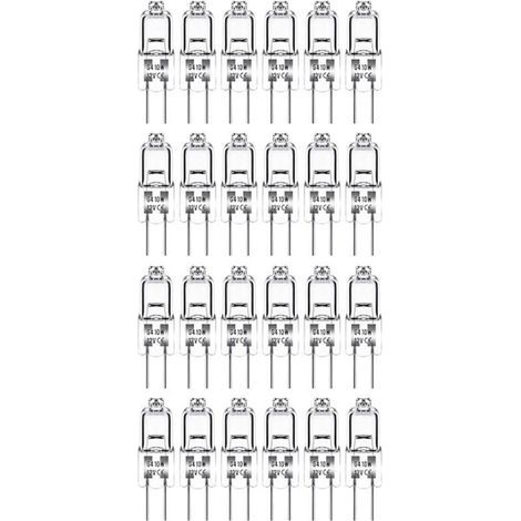 Ampoules Halogènes G4 Blanc Chaud (10W 12V) - Lot de 20, Longue Durée de Vie (1/4)