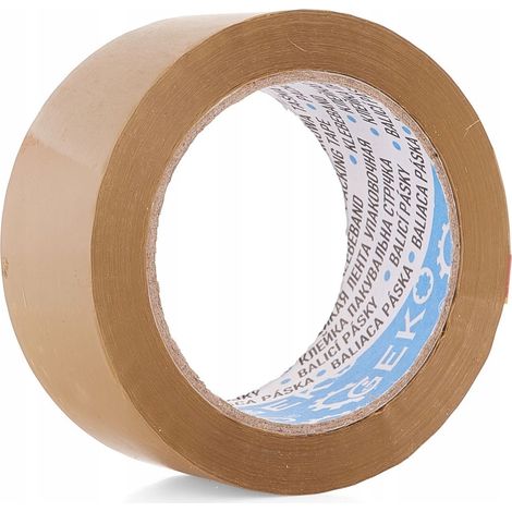 Cinta adhesiva de embalaje de 48 mm x 90 m - marrón (1/3)