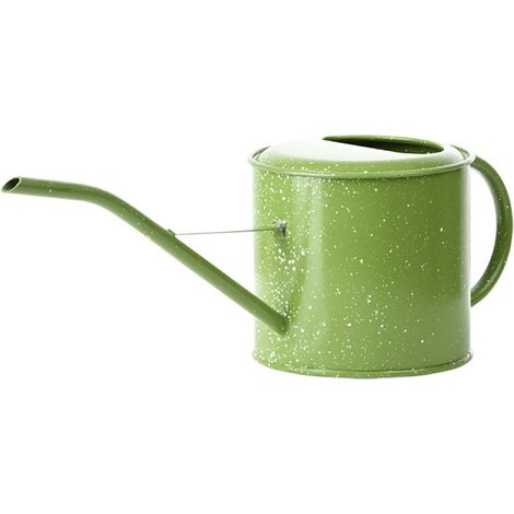 Annaffiatoio in acciaio verde da 1,35 l