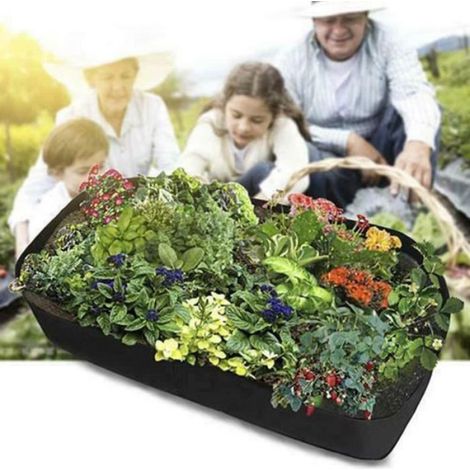 Sac de Plantation - Non spécifié - Rectangulaire - 5 Pcs - Tissu non tissé - Noir, Vert (1/4)