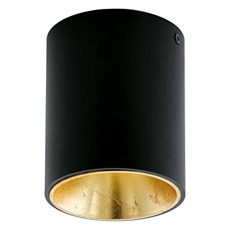 Plafoniera Minimal Polasso Alluminio Nero Led Integrato 3,3W Ip20 (1/4)