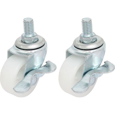 1,5-Zoll-Durchmesser M10x15mm Gewindezapfenbremse Roulette universelle pivotante 2St (1/3)