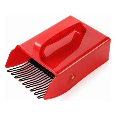 Peigne à Myrtilles - Pelle à Baies -Cueilleur à Baies en Plastique Outils pour la Cueillette des Framboises, des Mûres, des Myrtilles et des Cassis(Rouge) (1/5)