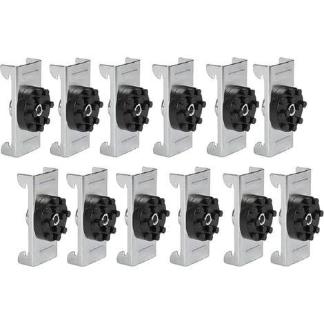 Lot de 12 Clips de Fixation pour Isolation Phonique, pour Cloisons Sèches, Murs et Plafonds. (1/5)
